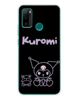 Чехол для Ulefone Note 10P с картинкой «Kuromi — черный минимализм» Чехол для Ulefone Note 10P с картинкой «Kuromi — черный минимализм»