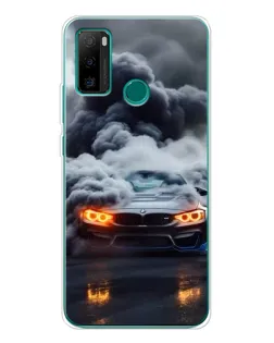 Чохол для Ulefone Note 10P з картинкою «BMW у диму» Чохол для Ulefone Note 10P з картинкою «BMW у диму»