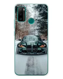 Чохол для Ulefone Note 10P з картинкою «BMW у зимовому лісі» Чохол для Ulefone Note 10P з картинкою «BMW у зимовому лісі»