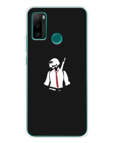 Чехол для Ulefone Note 10P с картинкой «PUBG — силуэт воина» Чехол для Ulefone Note 10P с картинкой «PUBG — силуэт воина»