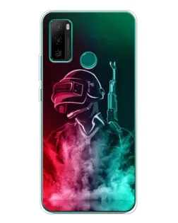 Чехол для Ulefone Note 10P с картинкой «PUBG — огненный воин»