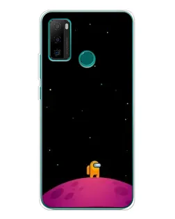 Чехол для Ulefone Note 10P с картинкой «Одинокий герой на планете»