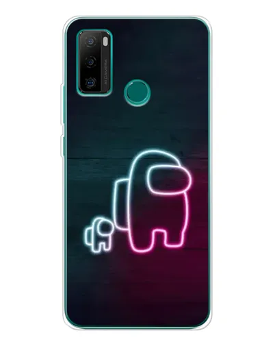 Чехол для Ulefone Note 10P с картинкой «Among Us неон-арт» Чехол для Ulefone Note 10P с картинкой «Among Us неон-арт»
