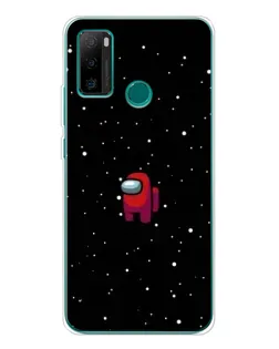 Чехол для Ulefone Note 10P с картинкой «Красный Among Us»