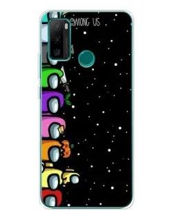 Чехол для Ulefone Note 10P с картинкой «Команда Among Us»
