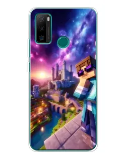 Чехол для Ulefone Note 10P с картинкой «Стив и космос»