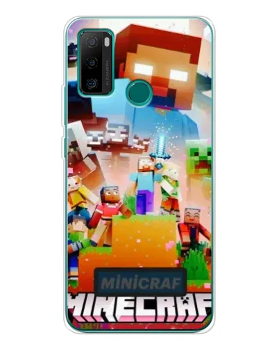 Чехол для Ulefone Note 10P с картинкой «Minecraft герои игры»