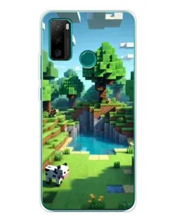 Чехол для Ulefone Note 10P с картинкой «Minecraft летний день»