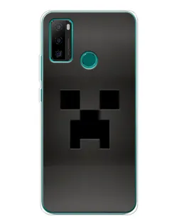 Чехол для Ulefone Note 10P с картинкой «Черный крипер градиент»