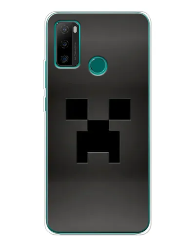 Чехол для Ulefone Note 10P с картинкой «Черный крипер градиент»