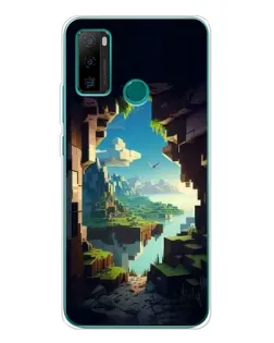 Чехол для Ulefone Note 10P с картинкой «Вид из пещеры»