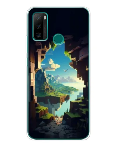 Чехол для Ulefone Note 10P с картинкой «Вид из пещеры»