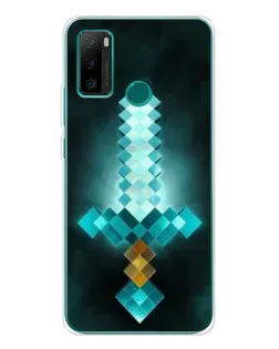 Чехол для Ulefone Note 10P с картинкой «Алмазный меч неон»