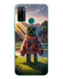 Чехол для Ulefone Note 10P с картинкой «Крипер в свитере»
