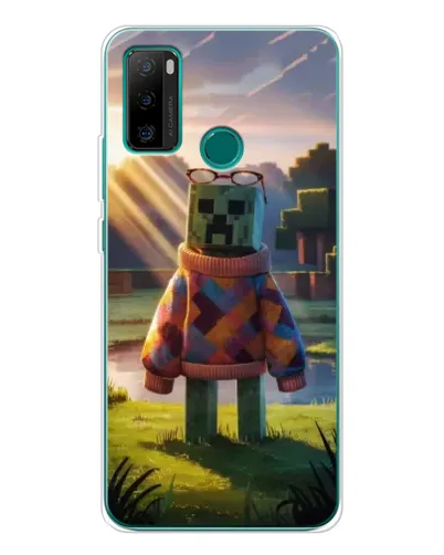 Чехол для Ulefone Note 10P с картинкой «Крипер в свитере»
