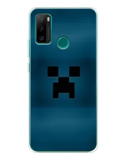 Чехол для Ulefone Note 10P с картинкой «Крипер текстура»
