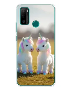 Чехол для Ulefone Note 10P с картинкой «Пара единорогов»