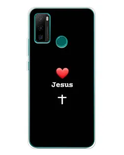 Чехол для Ulefone Note 10P с картинкой «Сердце - Jesus» Чехол для Ulefone Note 10P с картинкой «Сердце - Jesus»