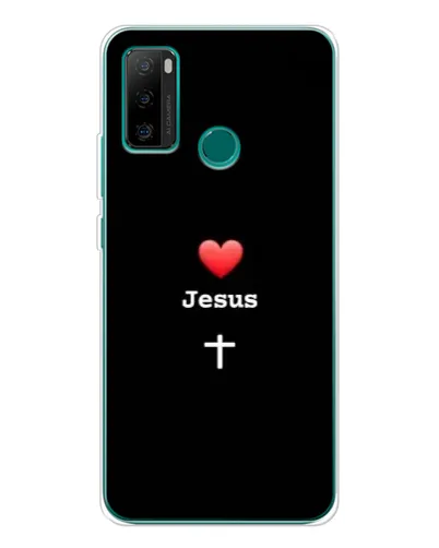 Чехол для Ulefone Note 10P с картинкой «Сердце - Jesus»