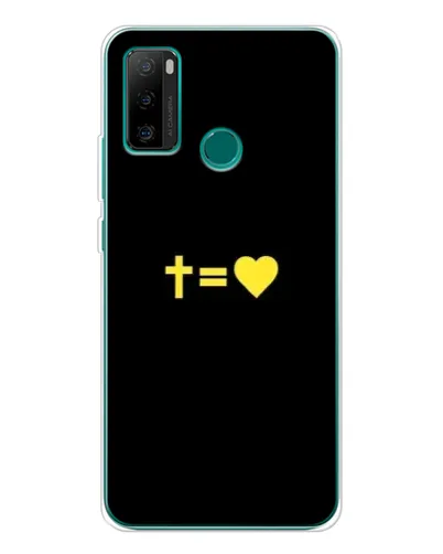 Чехол для Ulefone Note 10P с картинкой «Сердце и Крест»