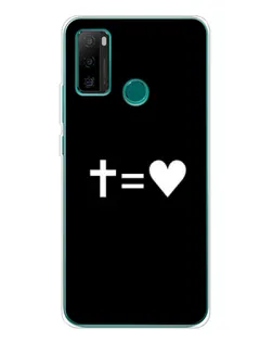 Чехол для Ulefone Note 10P с картинкой «Крест и Сердце»