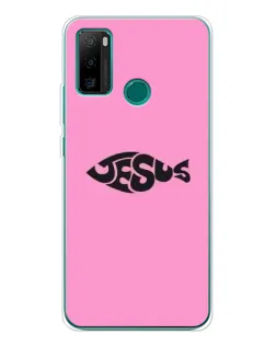 Чехол для Ulefone Note 10P с картинкой «Розовый символ  Jesus»
