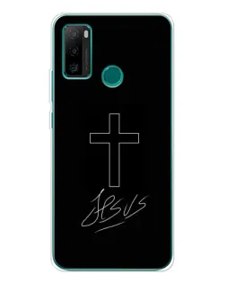 Чехол для Ulefone Note 10P с картинкой «Графический крест Jesus» Чехол для Ulefone Note 10P с картинкой «Графический крест Jesus»