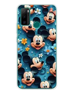 Чехол для Ulefone Note 10P с картинкой «Паттерн Микки и Минни»