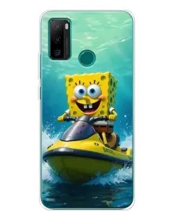 Чехол для Ulefone Note 10P с картинкой «Спанч Боб на гидроцикле» Чехол для Ulefone Note 10P с картинкой «Спанч Боб на гидроцикле»
