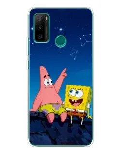 Чехол для Ulefone Note 10P с картинкой «Губка Боб и Патрик ночью» Чехол для Ulefone Note 10P с картинкой «Губка Боб и Патрик ночью»