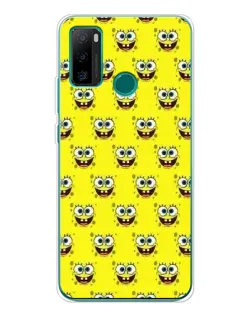 Чехол для Ulefone Note 10P с картинкой «Паттерн Губка Боб»
