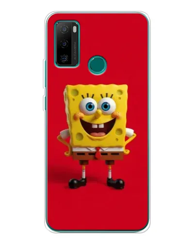 Чехол для Ulefone Note 10P с картинкой «Спанч Боб на красном» Чехол для Ulefone Note 10P с картинкой «Спанч Боб на красном»