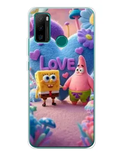 Чехол для Ulefone Note 10P с картинкой «Губка Боб Патрик»
