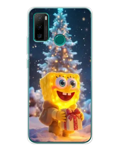 Чехол для Ulefone Note 10P с картинкой «Рождественский Спанч Боб» Чехол для Ulefone Note 10P с картинкой «Рождественский Спанч Боб»