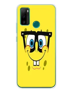 Чехол для Ulefone Note 10P с картинкой «Минималистичный Спанч Боб»