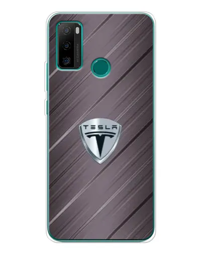 Чехол для Ulefone Note 10P с картинкой «Металлическая текстура Tesla» Чехол для Ulefone Note 10P с картинкой «Металлическая текстура Tesla»