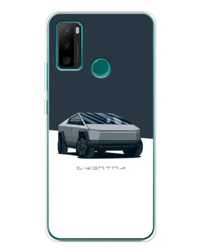 Чехол для Ulefone Note 10P с картинкой «Серебристый Cybertruck Tesla» Чехол для Ulefone Note 10P с картинкой «Серебристый Cybertruck Tesla»