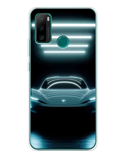 Чехол для Ulefone Note 10P с картинкой «Tesla в неоне» Чехол для Ulefone Note 10P с картинкой «Tesla в неоне»