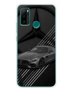 Чехол для Ulefone Note 10P с картинкой «Mercedes AMG — графика»