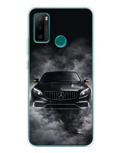 Чехол для Ulefone Note 10P с картинкой «Mercedes в дыму»