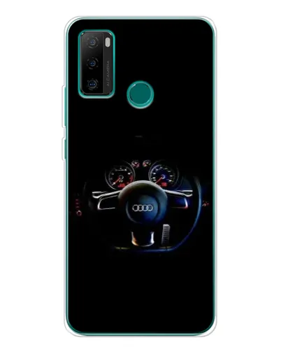 Чохол для Ulefone Note 10P з картинкою «Салон Audi — кермо»