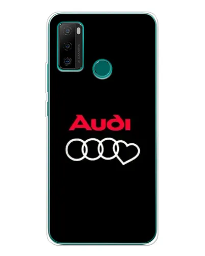 Чохол для Ulefone Note 10P з картинкою «Логотип Audi Heart»