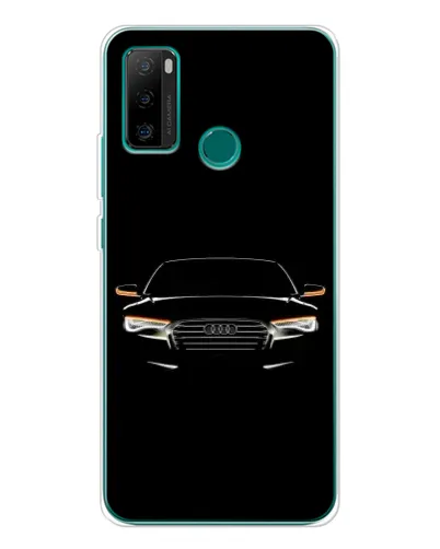 Чохол для Ulefone Note 10P з картинкою «Audi — нічний контур»