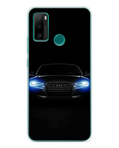Чохол для Ulefone Note 10P з картинкою «Audi в неоні»