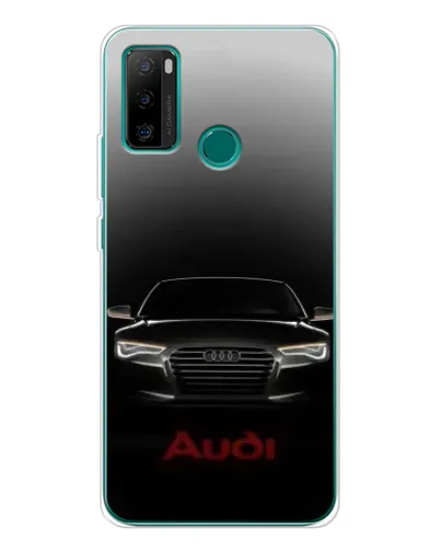 Чохол для Ulefone Note 10P з картинкою «Audi — градієнтний контур»
