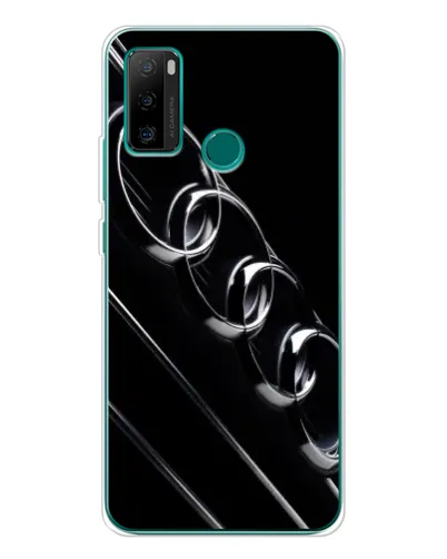 Чохол для Ulefone Note 10P з картинкою «Audi — абстрактні кільця»