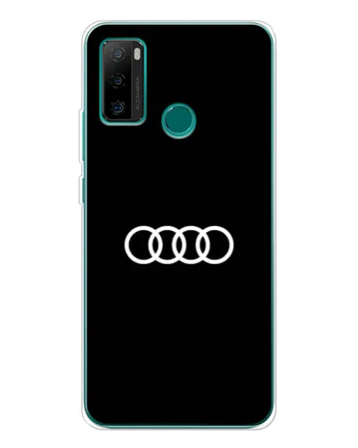 Чохол для Ulefone Note 10P з картинкою «Audi White Logo»