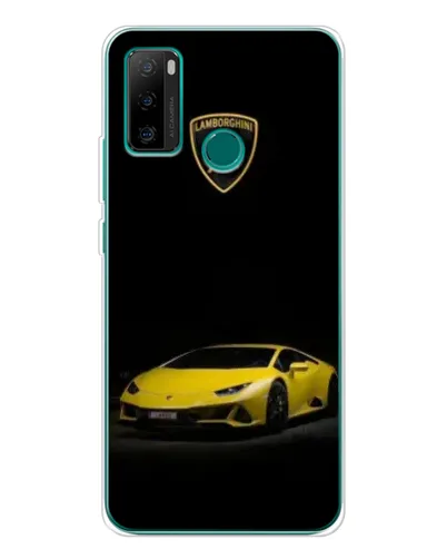 Чехол для Ulefone Note 10P с картинкой «Lamborghini желтый акцент»
