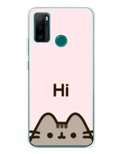 Чехол для Ulefone Note 10P с картинкой «Пушин говорит Hi» Чехол для Ulefone Note 10P с картинкой «Пушин говорит Hi»