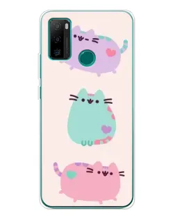 Чехол для Ulefone Note 10P с картинкой «Pusheen трио» Чехол для Ulefone Note 10P с картинкой «Pusheen трио»